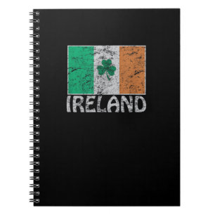 Irland Flaggen Irland irische Flaggen für Männer u Notizblock