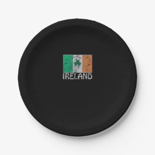 Irland Flaggen Irland irische Flaggen für Männer u Pappteller