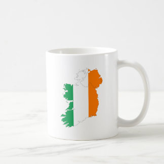 Irland-Flaggen-Karte Kaffeetasse