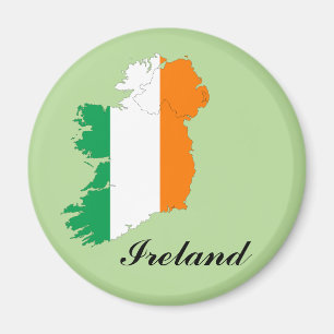 Irland-Flaggen-Karte Magnet