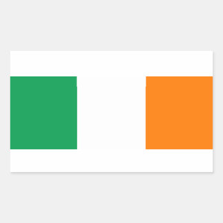 Irland Flaggenaufkleber Rechteckiger Aufkleber