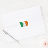 Irland Flaggenaufkleber Runder Aufkleber (Umschlag)
