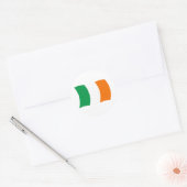 Irland Flaggenaufkleber Runder Aufkleber (Umschlag)