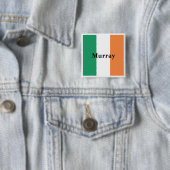 Irland Flaggenfarben Irischer Nachname Benutzerdef Button (Beispiel)