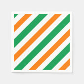 Irland-Flaggenmuster Serviette (Vorderseite)