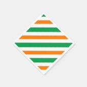 Irland-Flaggenmuster Serviette (Ecke)