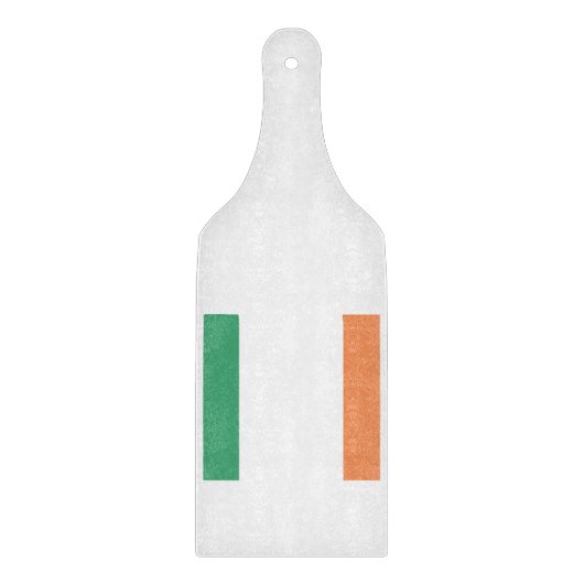 Irland-Flaggenzeichen Schneidebrett (Vorderseite)