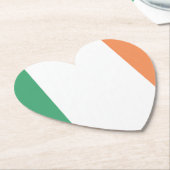 Irland-Flaggenzeichen Untersetzer (angewinkelt)