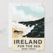 Irland "For Sea" Nautical travel poster (Rückseite)