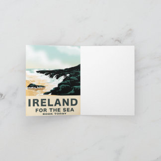 Irland "For Sea" Nautical travel poster