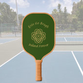 Irland Forever Gold Celtic Kleeblatt Pickleball Schläger