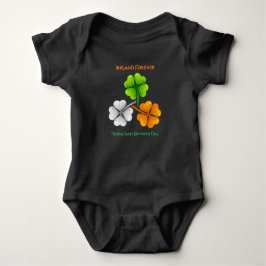 Irland Forever Lucky Kleeblatt Baby Strampler
