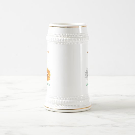 Irland Forever Lucky Kleeblatt Bierglas (Mittel)