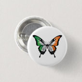 Irland Frack Butterfly Flag Button (Vorne & Hinten)