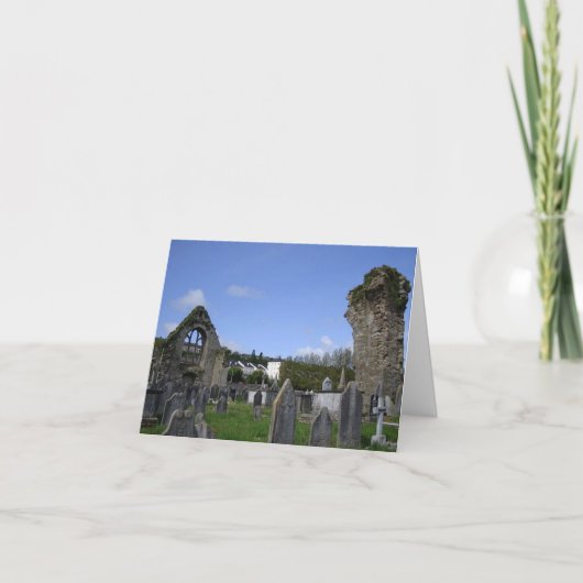 Irland-Friedhofs-Foto Karte (Vorderseite)