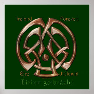 IRLAND FROVER Celtic Knot Wall print Poster
