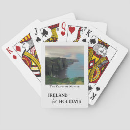 Irland für Feiertage - die Klippen von Moher Spielkarten