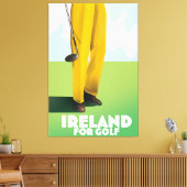 Irland für Golf Leinwanddruck (Insitu (Wohnzimmer))