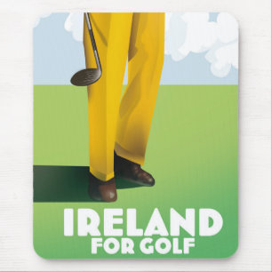 Irland für Golf Mousepad