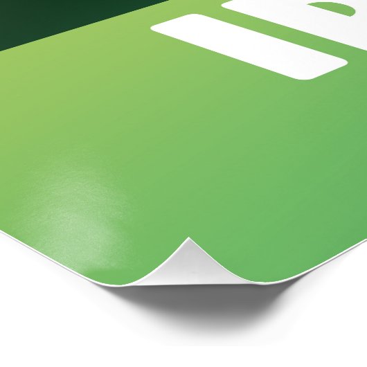 Irland für Golf Poster (Ecke)