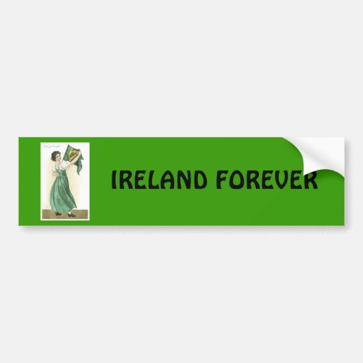 IRLAND FÜR IMMER AUTOAUFKLEBER (Vorne)
