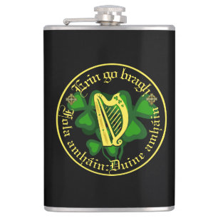 Irland für immer/Erin gehen am Bremsen/1 Blut/Mens Flachmann