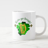 Irland für immer/Erin geht hart/harf Jumbo-Tasse (Rechts)