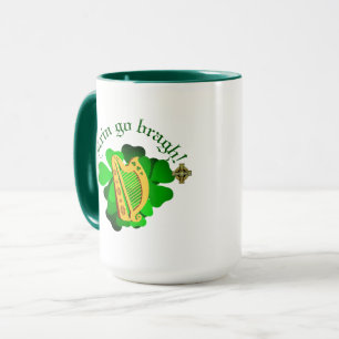 Irland für immer/Erin geht hart/harf Tasse