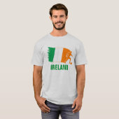 Irland-Fußball-Flagge T-Shirt (Vorne ganz)