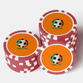 Irland Fußball Pokerchips (Stapel)