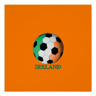 Irland Fußball Poster