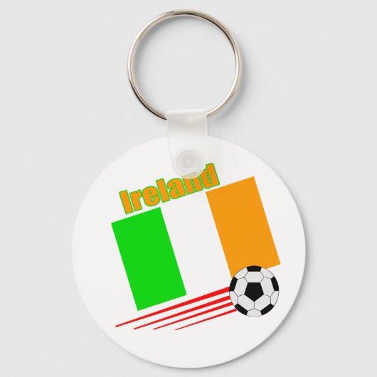 Irland Fußball-Team Schlüsselanhänger (Vorderseite)