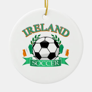 Irland-Fußballentwürfe Keramikornament