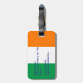 Irland Gepäckanhänger (Rückseite vertikal)