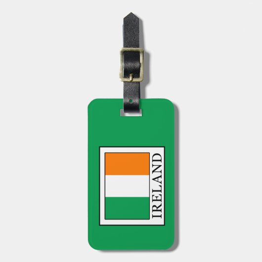 Irland Gepäckanhänger (Vorderseite vertikal)