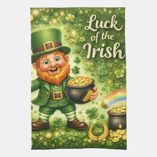 Irland-glück Küchenhandtuch Geschirrtuch (Vertikal)