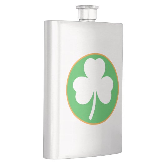 Irland Glück Shamrock Flachmann (Rechts)