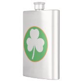 Irland Glück Shamrock Flachmann (Links)