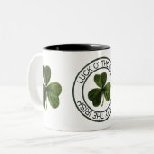 Irland-Glück Tasse (Vorderseite Links)