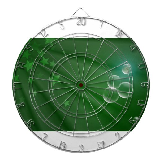 Irland Green Pattern Art Peace Liebe Destiny Dartscheibe (vorne)