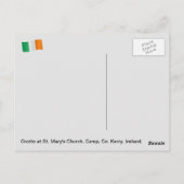 Irland, Grotto St. Mary's Church, Camp, Grafschaft Postkarte (Rückseite)