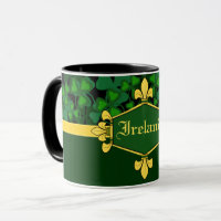 Irland grüne Kleeblätter, Anpassung mit Namen 5