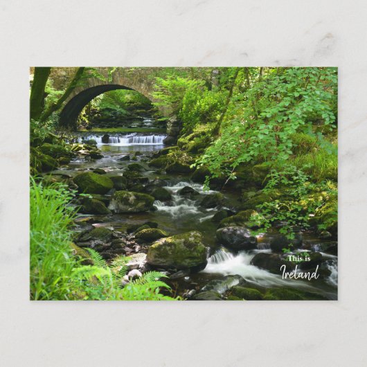 Irland - Grüne Republik Irland Postkarte (Vorderseite)