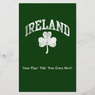 Irland, Grunge Varsity-Stil Flyer