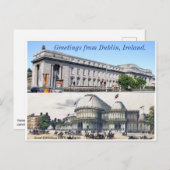Irland Grüße - National Concert Hall Dublin Postkarte (Vorne/Hinten)
