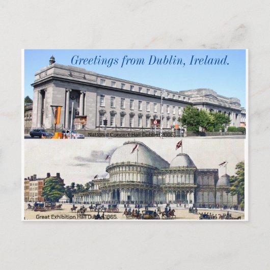 Irland Grüße - National Concert Hall Dublin Postkarte (Vorderseite)