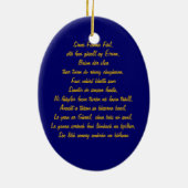 Irland-Harfe und Hymnen-Verzierung Keramikornament (Hinten)