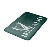 Irland Harp Design, Irish Harp Badematte (Schrägansicht)