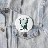 Irland Harp Design, Irish Harp Button (Beispiel)