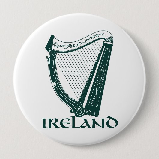 Irland Harp Design, Irish Harp Button (Vorderseite)